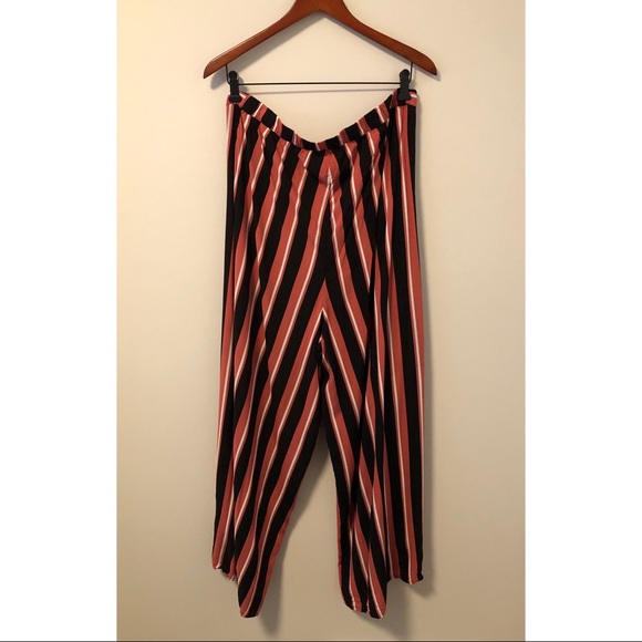 Striped Bathing Suit Cover - La Vie en Rose Aqua - Picture 3 of 3